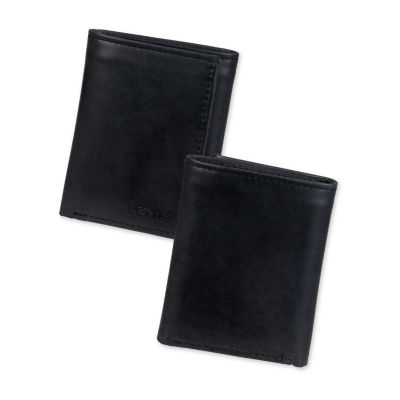 Levi's Slim Trifold W/Zipper Mens Slim Fold Wallet