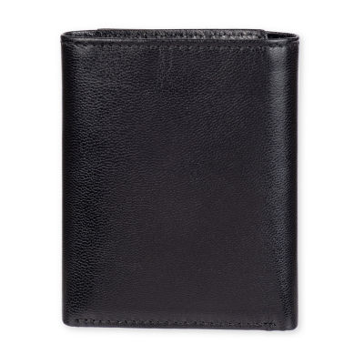 Dockers Rfid Extra Capacity Trifold Mens Personalized Trifold Wallet, Color Black JCPenney