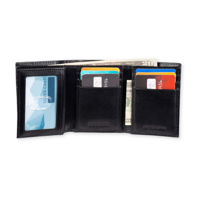 Dockers Rfid Extra Capacity Trifold Mens Personalized Trifold Wallet