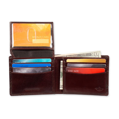 Dockers Rfid Extra Capacity Bifold Mens Personalized Wallet