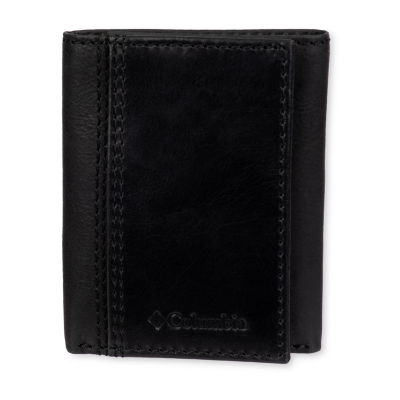 Columbia Leather Rfid Extra Capcity Trifold Wallet