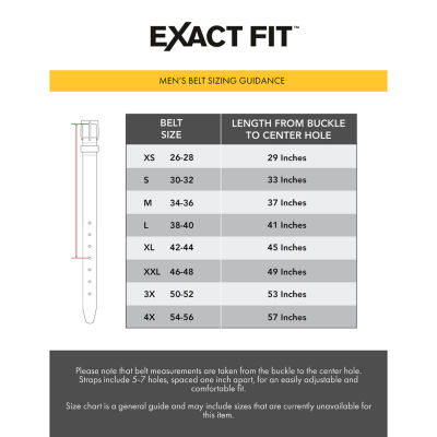 Exact Fit 38mm Stretch Belt W/ Plastic Buckle Mens