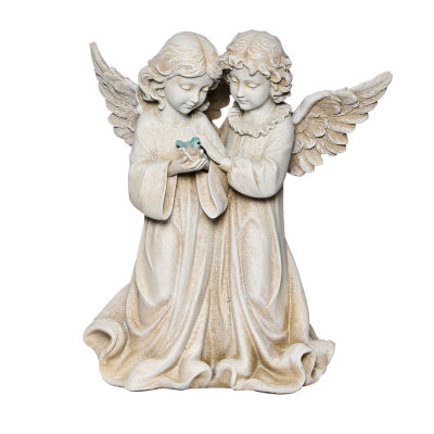 Roman 12.25in Angels Bird Statue