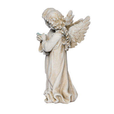 Roman 12.25in Angels Bird Statue