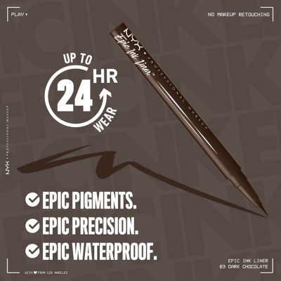 NYX Professional Makeup Epic Ink Waterproof Liquid Eyeliner