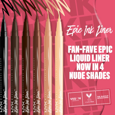 NYX Professional Makeup Epic Ink Waterproof Liquid Eyeliner