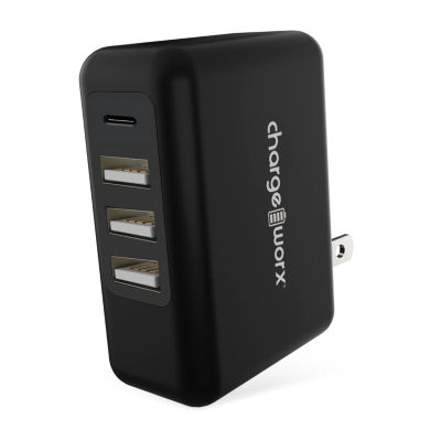 Chargeworx 3 Usba 1Usbc Wall Charger