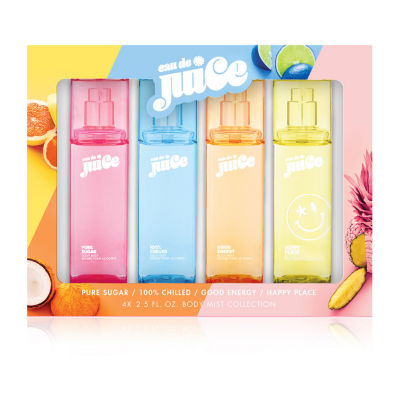 Cosmopolitan Eau De Juice Body Mist 2.5 Oz 4-Pc Coffret Set