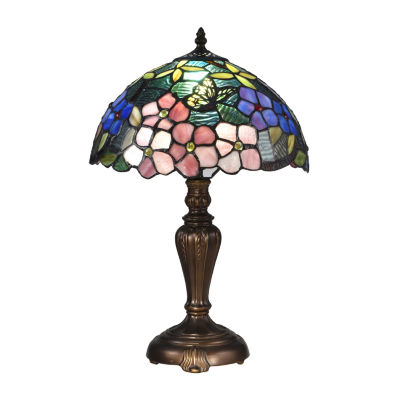Dale Tiffany Kannon Peony Table Lamp