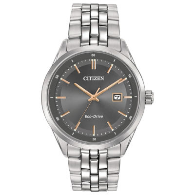 Citizen Corso Mens Silver Tone Stainless Steel Bracelet Watch Bm7251 ...