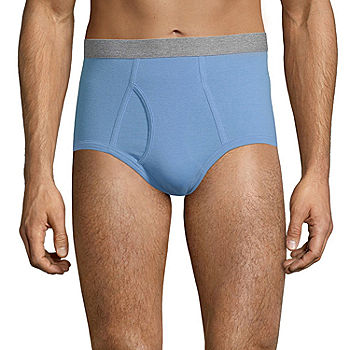 Stafford Men's full cut white Briefs underwear 40 waist 3 pack New