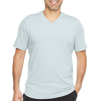 Men's V-Neck Pima Cotton Jersey T-Shirt - Men's T-shirts - New In