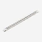 Stainless Steel Solid Curb Chain Bracelet