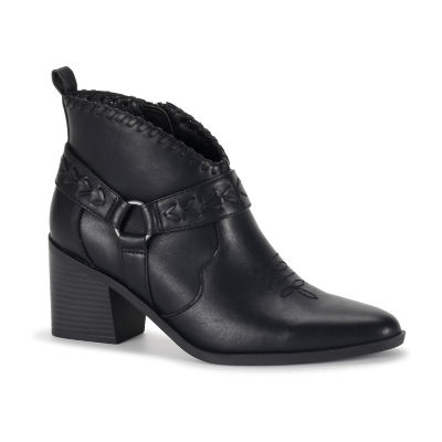 Frye and Co. Womens Palma Stacked Heel Booties