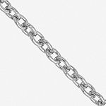 14K White Gold Solid Cable Chain Necklace
