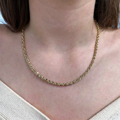 NON BRANDED FINE JEWELRY Made in Italy 14K Gold 18 Inch Semisolid