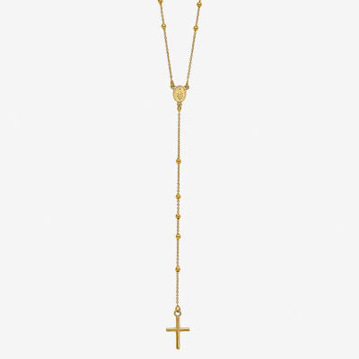 Womens 14K Gold Rosary Necklaces JCPenney