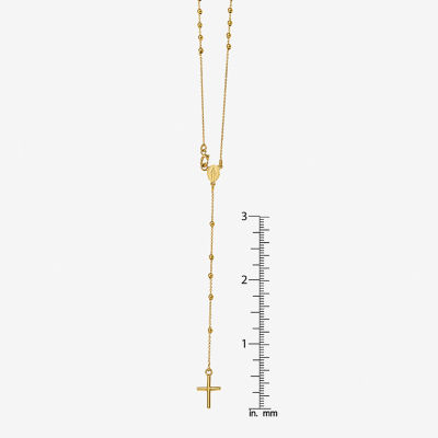 Womens 14K Gold Rosary Necklaces