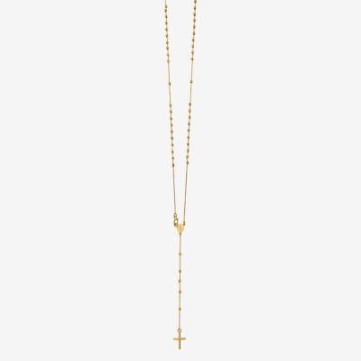 Womens 14K Gold Rosary Necklaces