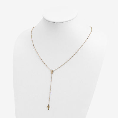 Miraculous Medal Womens 14K Gold Rosary Necklaces