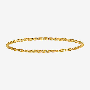14k yellow gold twist bracelet