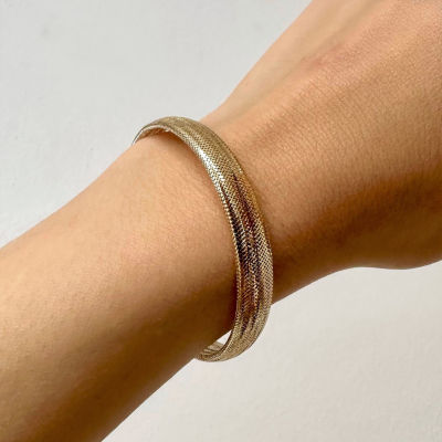 ブレスレット Italy 10k YG Made in Italy 10K Gold Mesh Stretch Bracelet - JCPenney