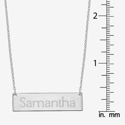 Personalized 8x32mm Name Bar Necklace