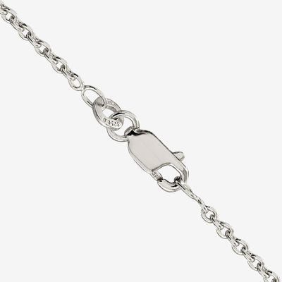 Personalized Sideways Single Initial Pendant Necklace