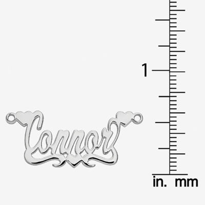 Personalized 12x37mm Scroll Name Necklace