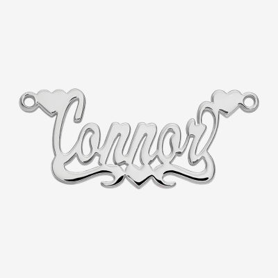 Personalized 12x37mm Scroll Name Necklace