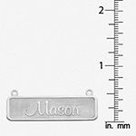 Personalized 34x12mm Memento Font Name Plate Necklace