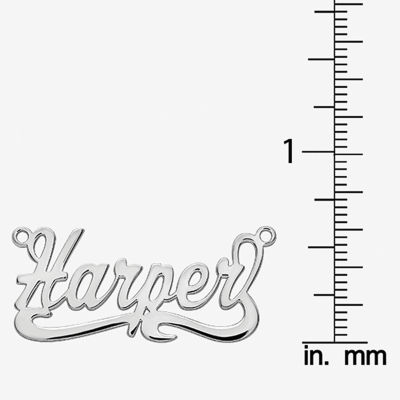 Personalized 15x42mm Aktuelle Font Name Necklace