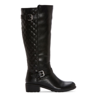 St. John's Bay Womens Darling Stacked Heel Riding Boots