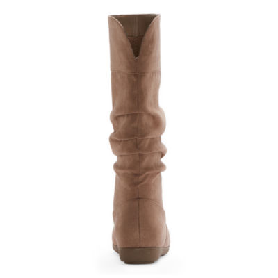 St. John's Bay Womens Kimble Flat Heel Slouch Boots