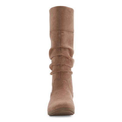 St. John's Bay Womens Kimble Flat Heel Slouch Boots