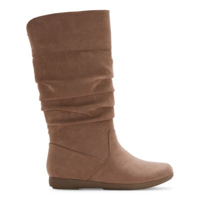 St. John's Bay Womens Kimble Flat Heel Slouch Boots