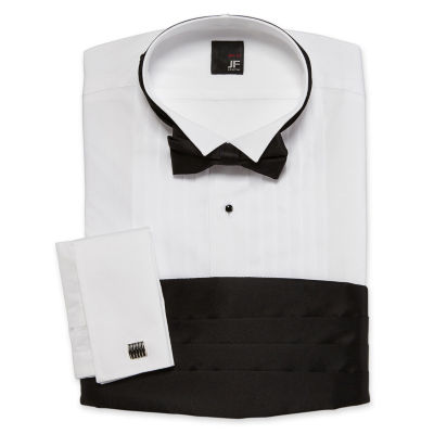 JF J. Ferrar® Tuxedo Shirt Set–Big & Tall