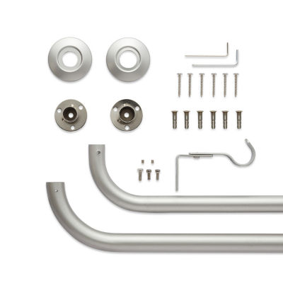 Eclipse Barnes 1 IN Adjustable Curtain Rod