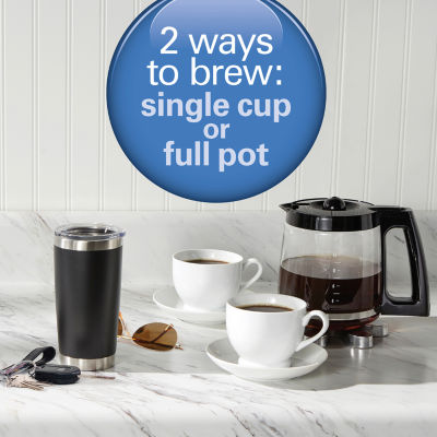 Hamilton Beach® Scoop Programmable 2-Way Coffee Maker