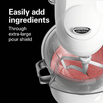Hamilton Beach Eclectrics All-Metal Stand Mixer - Carmine Red - 63232
