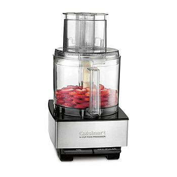 Cuisinart Food Processor, 14 Cup, Stainless Steel, White