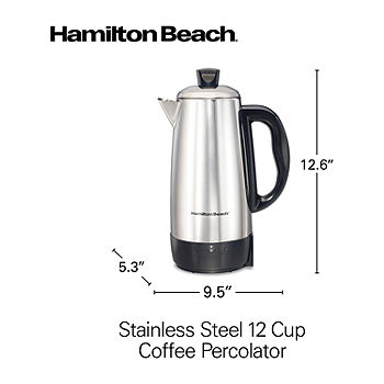 Hamilton Beach® 12-Cup Stainless Steel Percolator