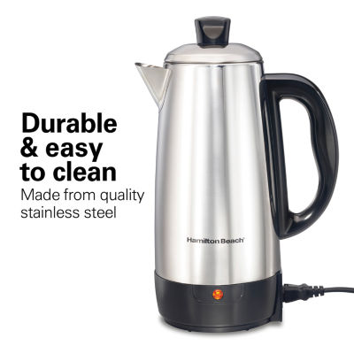 Hamilton Beach® 12-Cup Stainless Steel Percolator