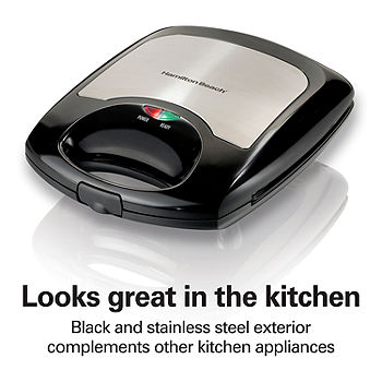 Kitchen Selectives 4 Mini Electric Waffle Maker in Black