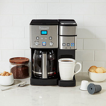 Cuisinart Coffee Center 12 Cup Coffeemaker and Single-Serve Brewer White
