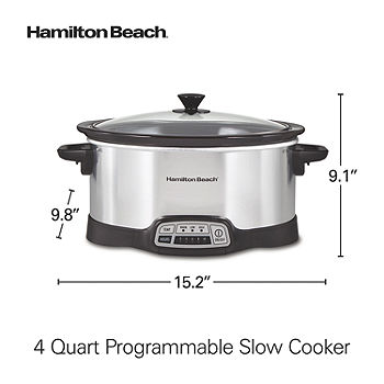 Hamilton Beach® 10 Quart Slow Cooker's 33190, Color: Silver - JCPenney