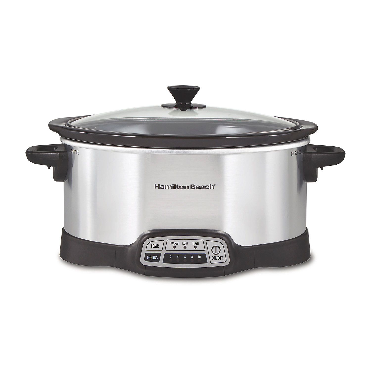 Hamilton Beach Programmable Slow Cooker-JCPenney, Color: Silver