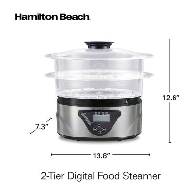 Hamilton Beach® Two-Tier Digital Food Steamer and Rice Cooker