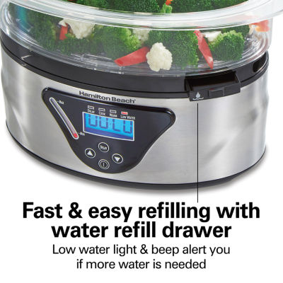 Hamilton Beach® Two-Tier Digital Food Steamer and Rice Cooker