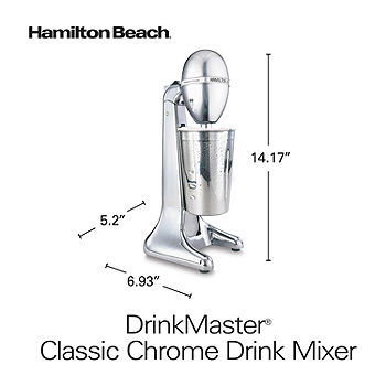 Hamilton Beach® DrinkMaster® Classic Chrome Drink Mixer, Color: Chrome